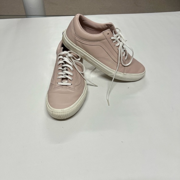 Vans Old Skool Embossed Sidewall Sepia Rose Pink Leather Shoes women's size 9 - Picture 7 of 7